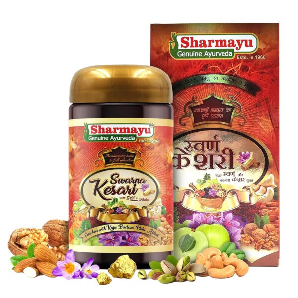 Swarna Kesari | Ayurvedic Health Tonic with Gold, Kesar & Dry Fruits | Immunity Booster | Energy & Strength Enhancer | Suitable for Kids & Adults | 1kg